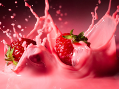 Картинка №698: Клубничный йогурт
